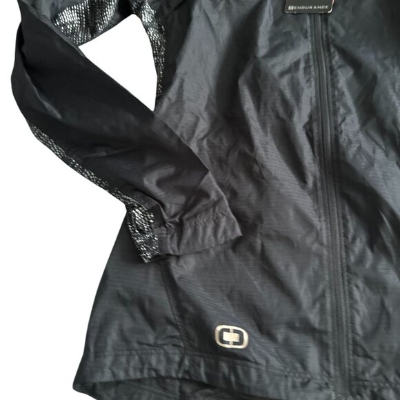 OGIO Women's Endurance Black Windbreaker Lightweight Running Jacket Size XS NEW - Picture 6 of 11
